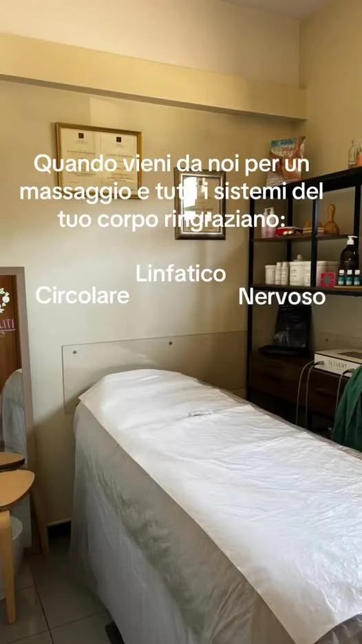 Cabina massaggio del Centro Natura e Bellezza a Treviolo